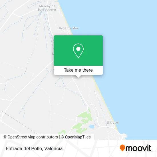 Entrada del Pollo map