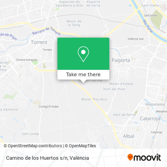 Camino de los Huertos s/n map