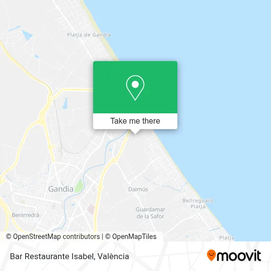 Bar Restaurante Isabel map