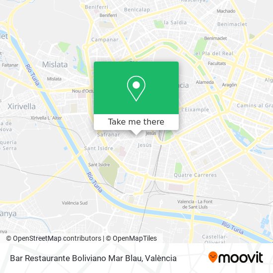 Bar Restaurante Boliviano Mar Blau map