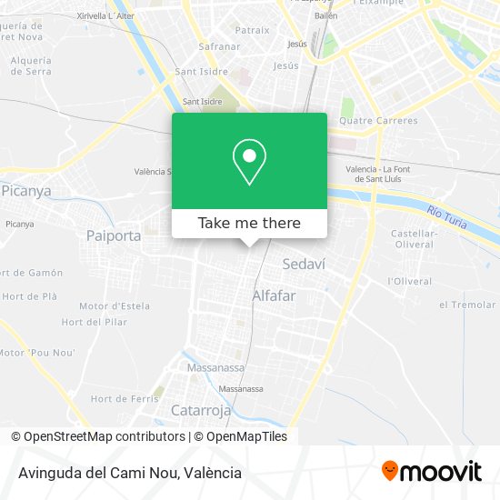 Avinguda del Cami Nou map