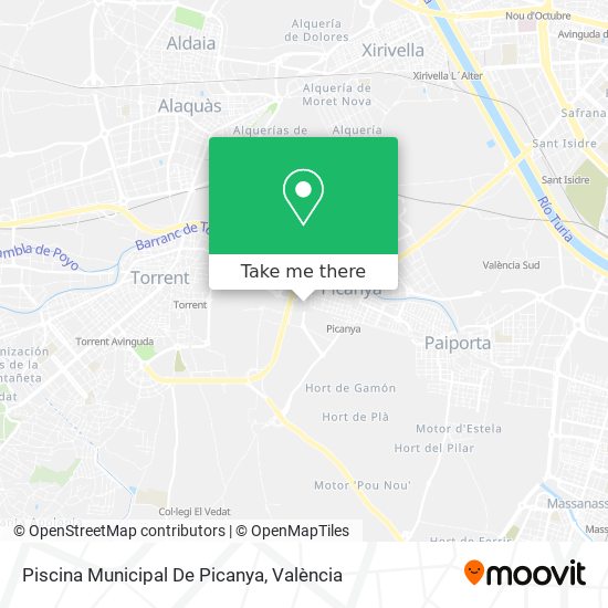 Piscina Municipal De Picanya map