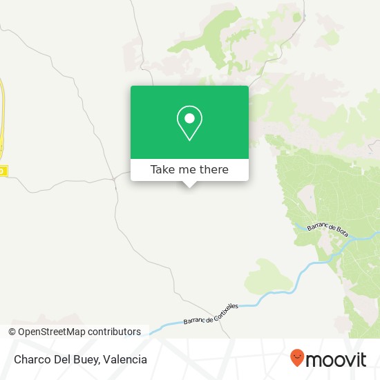 Charco Del Buey map