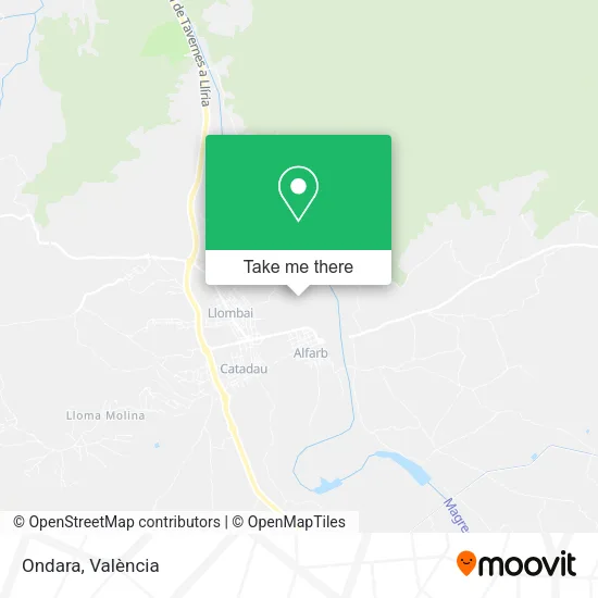 Ondara map