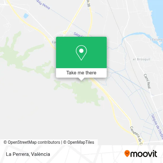 La Perrera map