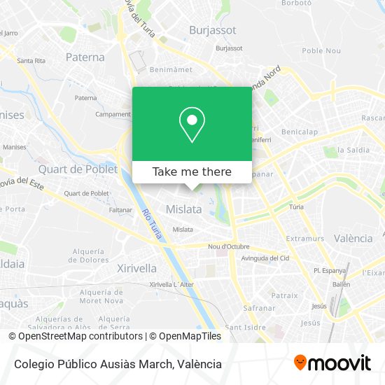 Colegio Público Ausiàs March map