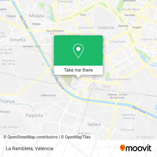 La Rambleta map