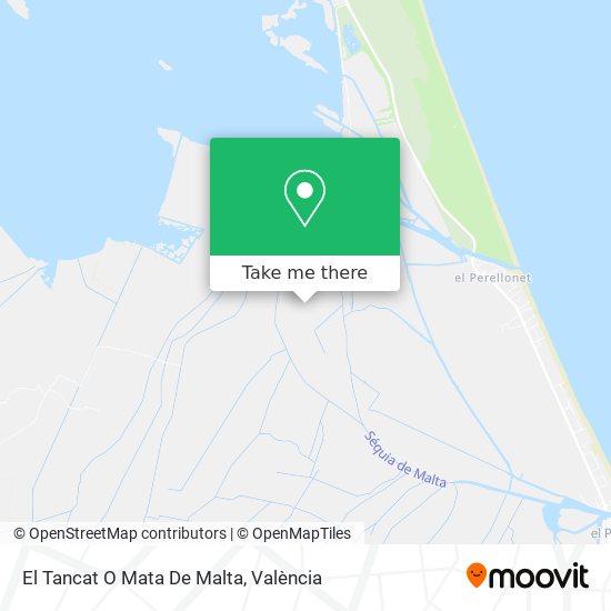 El Tancat O Mata De Malta map