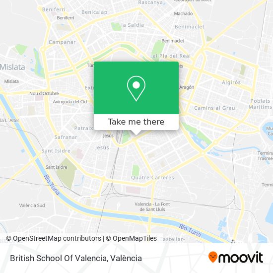 British School Of Valencia map