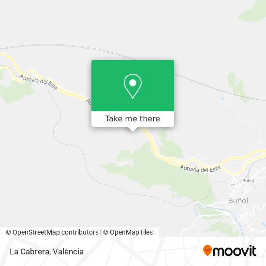 La Cabrera map
