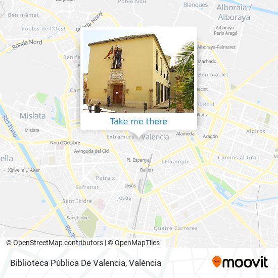 Biblioteca Pública De Valencia map