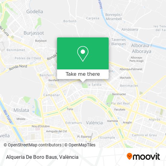 Alquería De Boro Baus map