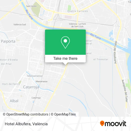 Hotel Albufera map