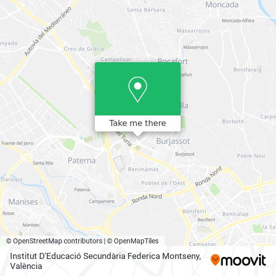 Institut D'Educació Secundària Federica Montseny map