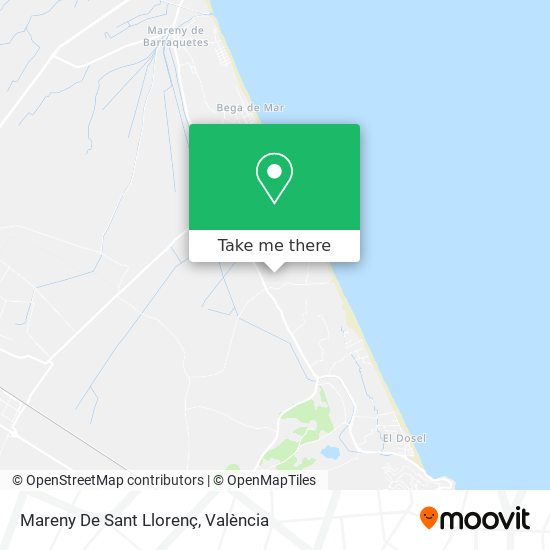 Mareny De Sant Llorenç map