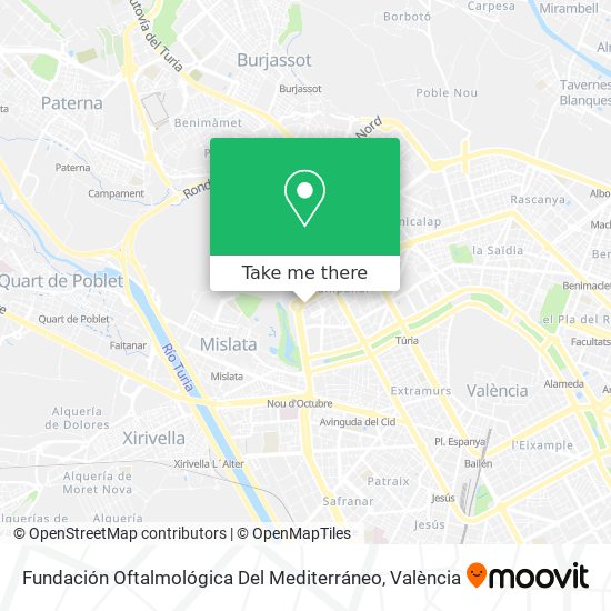 Fundación Oftalmológica Del Mediterráneo map