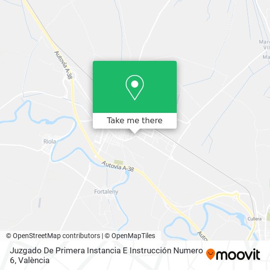 Juzgado De Primera Instancia E Instrucción Numero 6 map