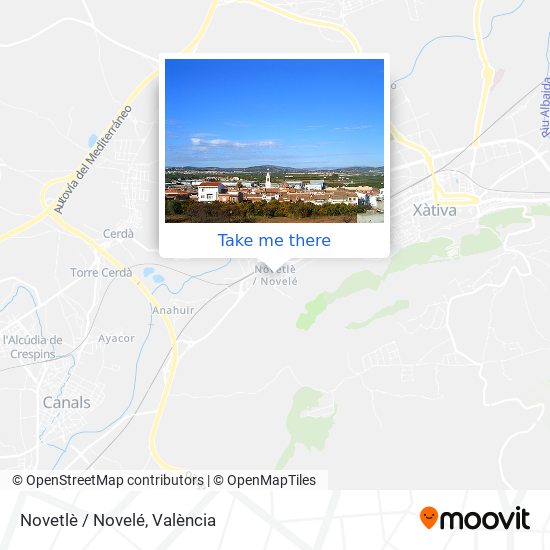 Novetlè / Novelé map