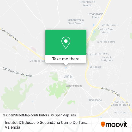 Institut D'Educació Secundària Camp De Túria map