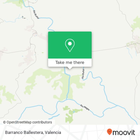 Barranco Ballestera map