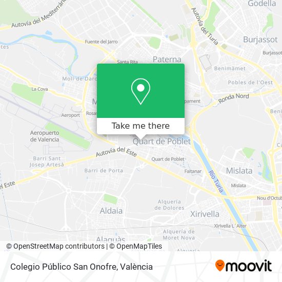 Colegio Público San Onofre map
