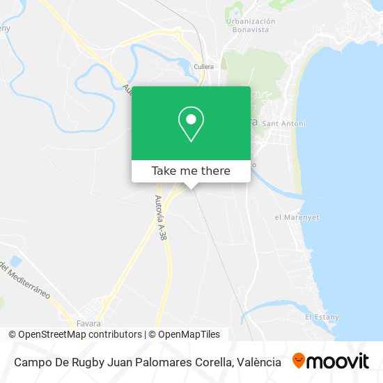 Campo De Rugby Juan Palomares Corella map