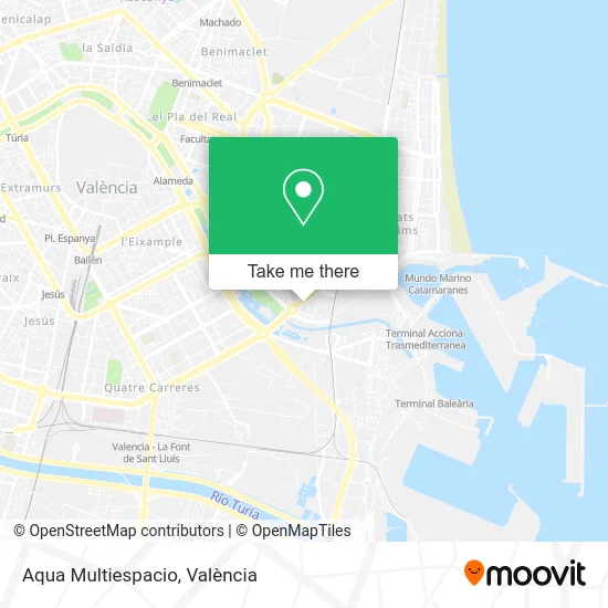 Aqua Multiespacio map