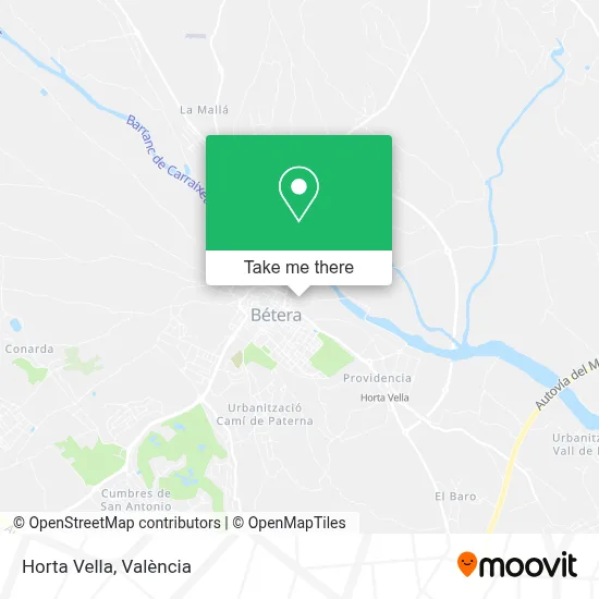 Horta Vella map