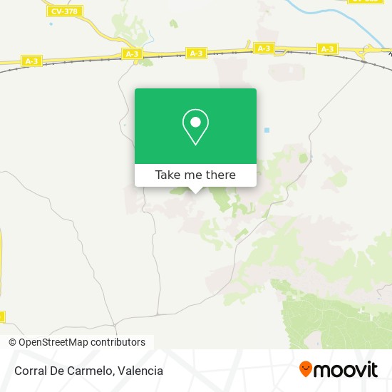 Corral De Carmelo map