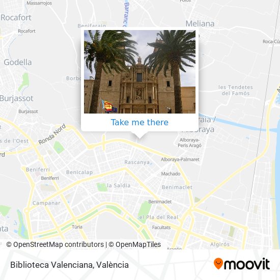Biblioteca Valenciana map