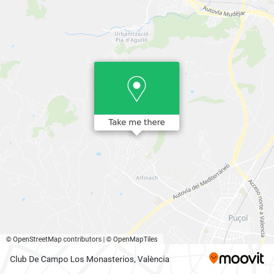 Club De Campo Los Monasterios map