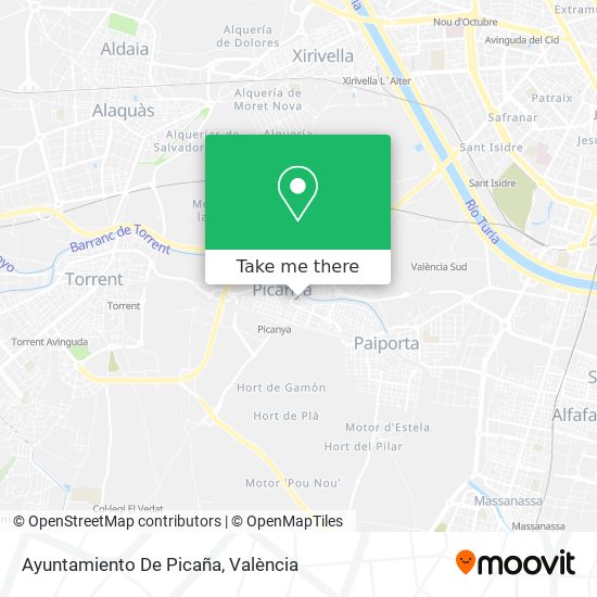 Ayuntamiento De Picaña map