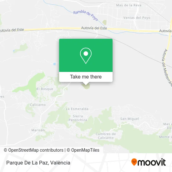 Parque De La Paz map
