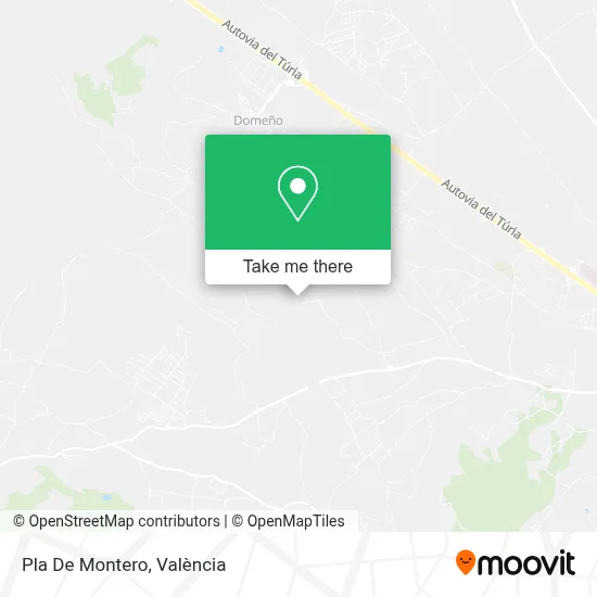 Pla De Montero map