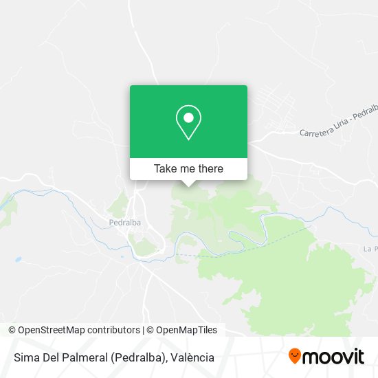 Sima Del Palmeral (Pedralba) map