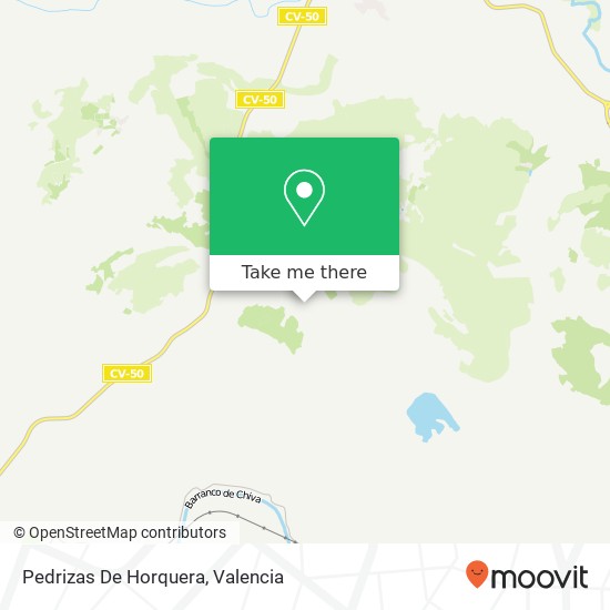 Pedrizas De Horquera map