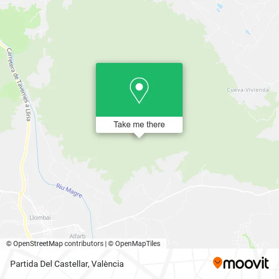 Partida Del Castellar map