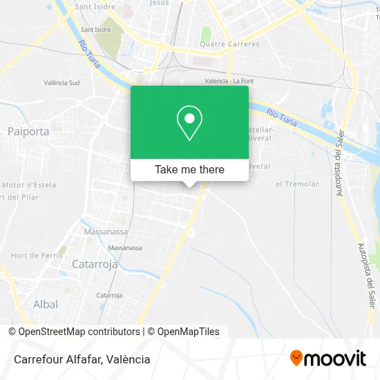 Carrefour Alfafar map