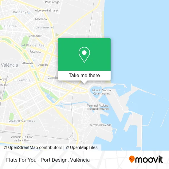 Flats For You - Port Design map