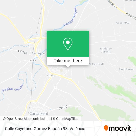 Calle Cayetano Gomez España 93 map