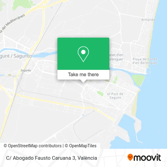 C/ Abogado Fausto Caruana 3 map