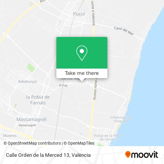 Calle Orden de la Merced 13 map