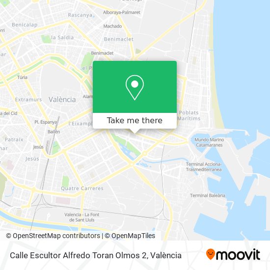 Calle Escultor Alfredo Toran Olmos 2 map