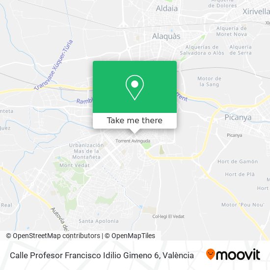 Calle Profesor Francisco Idilio Gimeno 6 map