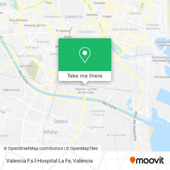 Valencia F.s.l-Hospital La Fe map