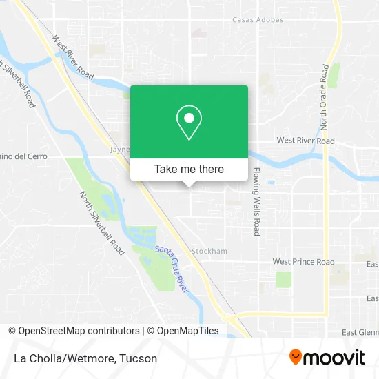 La Cholla/Wetmore map