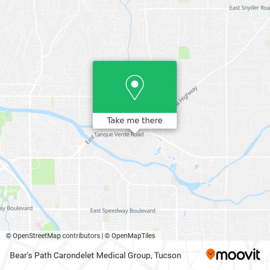 Bear's Path Carondelet Medical Group map