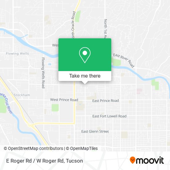 Mapa de E Roger Rd / W Roger Rd