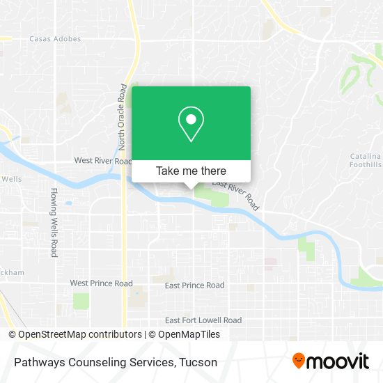 Mapa de Pathways Counseling Services