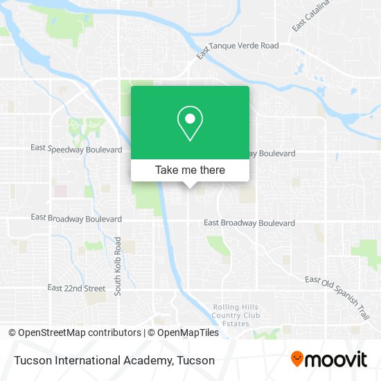 Tucson International Academy map